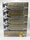 Gambler Cigarettes Tubes Lights King 5/200ct Gold