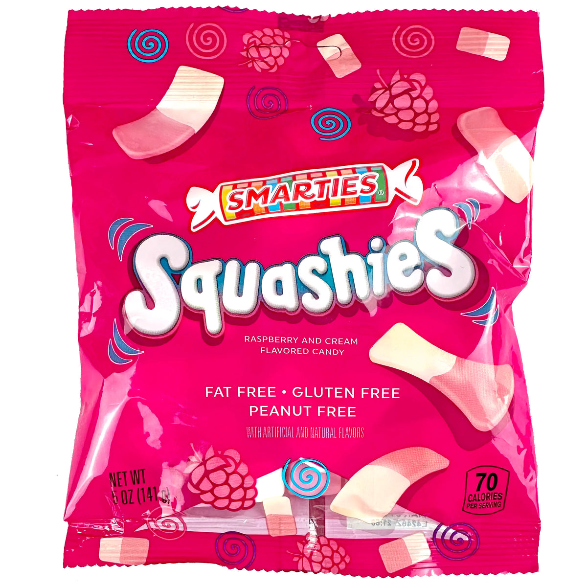 Smarties Squashies Raspberry & Cream Candy 5oz