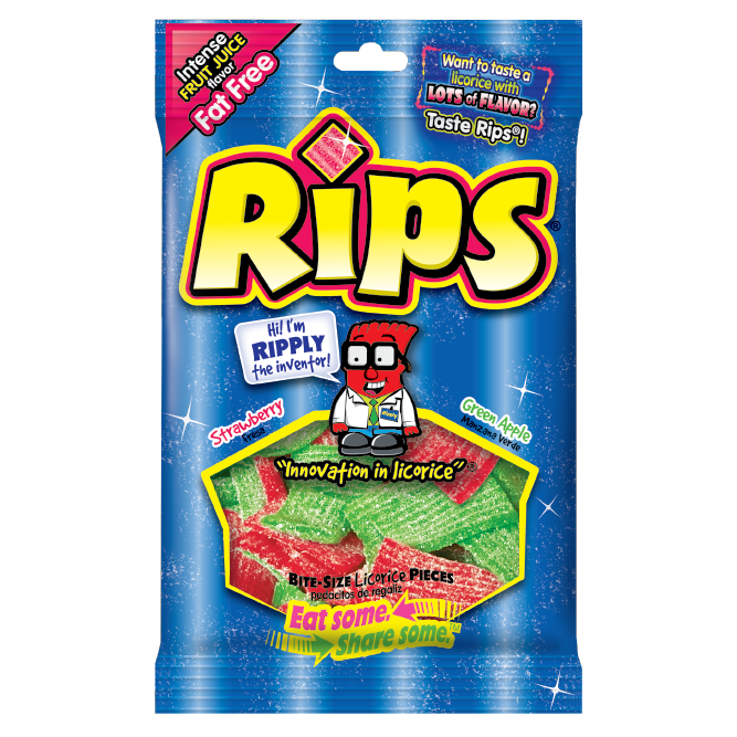Rips Strawberry & Green Apple 4oz (113g) Bags