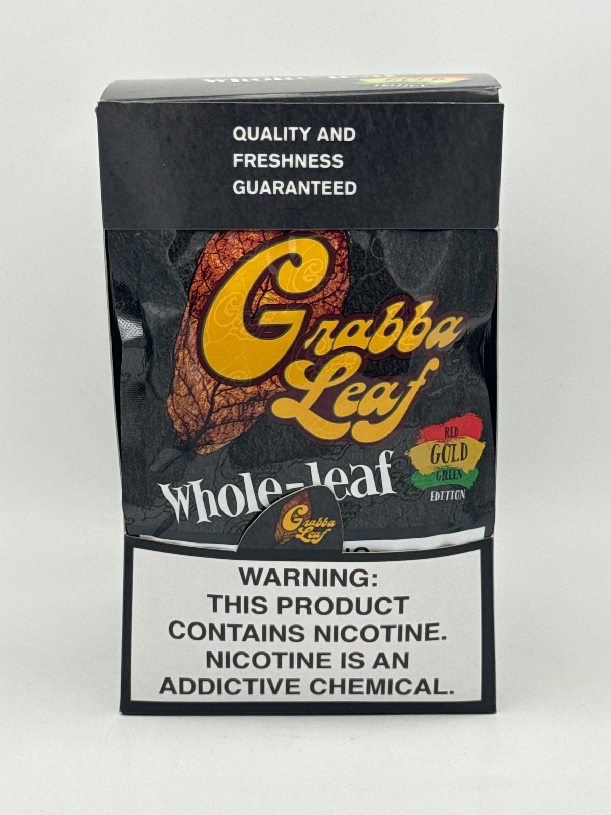 Grabba Leaf Red Gold Green Edition Whole Leaf 10pk