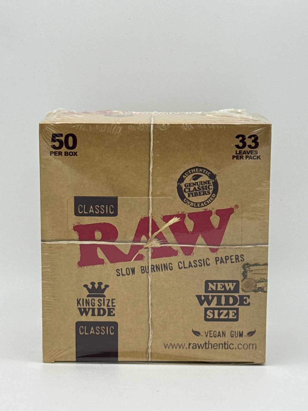 Raw Paper KS Wide Reg 50ct