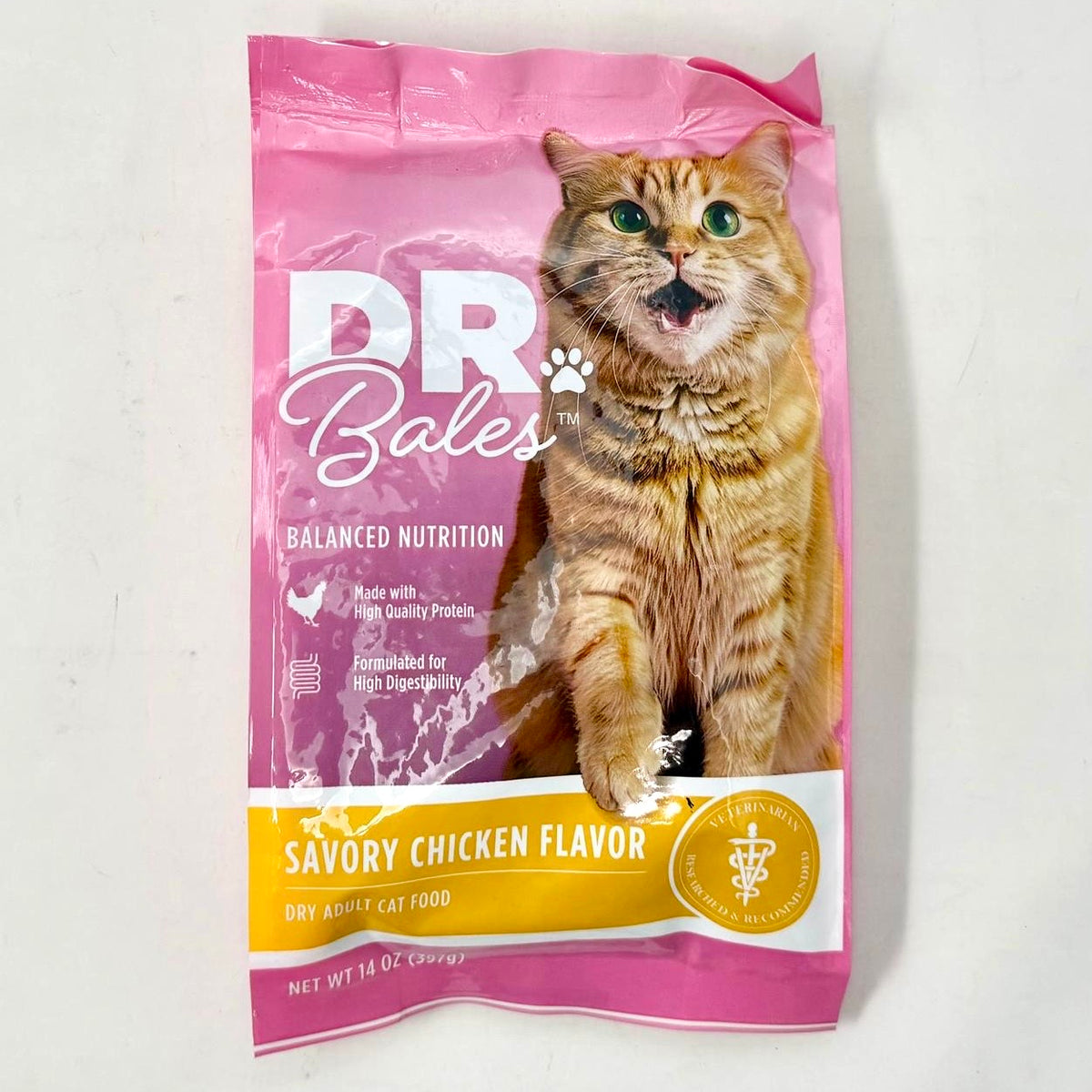 Dr Bales Savory Chicken Flavor Cat Food 14oz