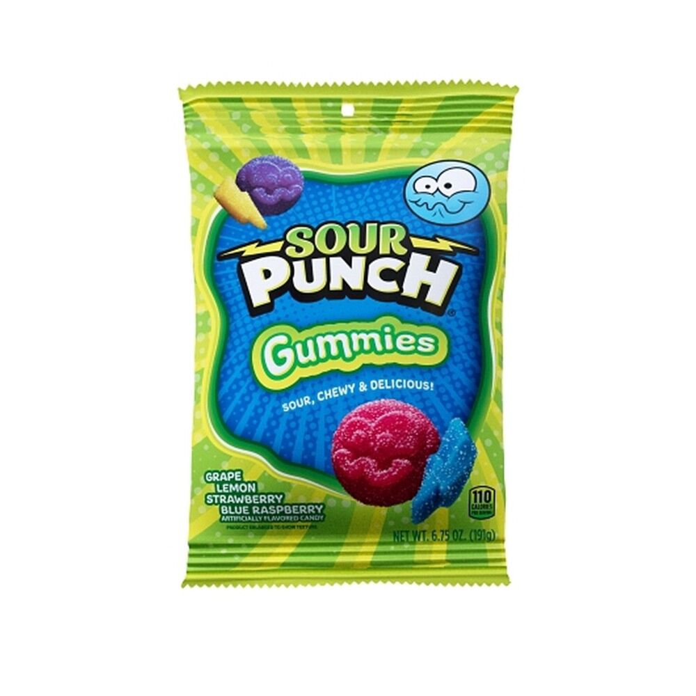 Sour Punch Gummies 12/6.75oz Bags
