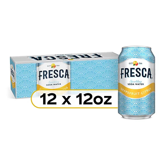 Fresca Sparkling Soda Water 12/12oz