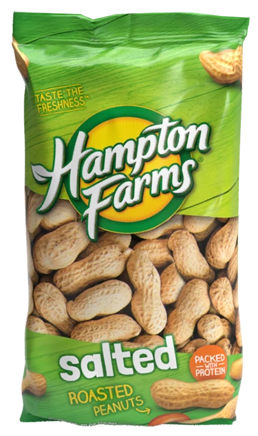 Hampton Farms Salted Roasted Peanuts 10oz