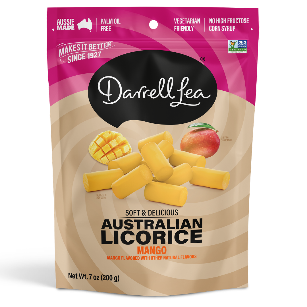 Darrell Lea Australian Licorice Mango 7oz