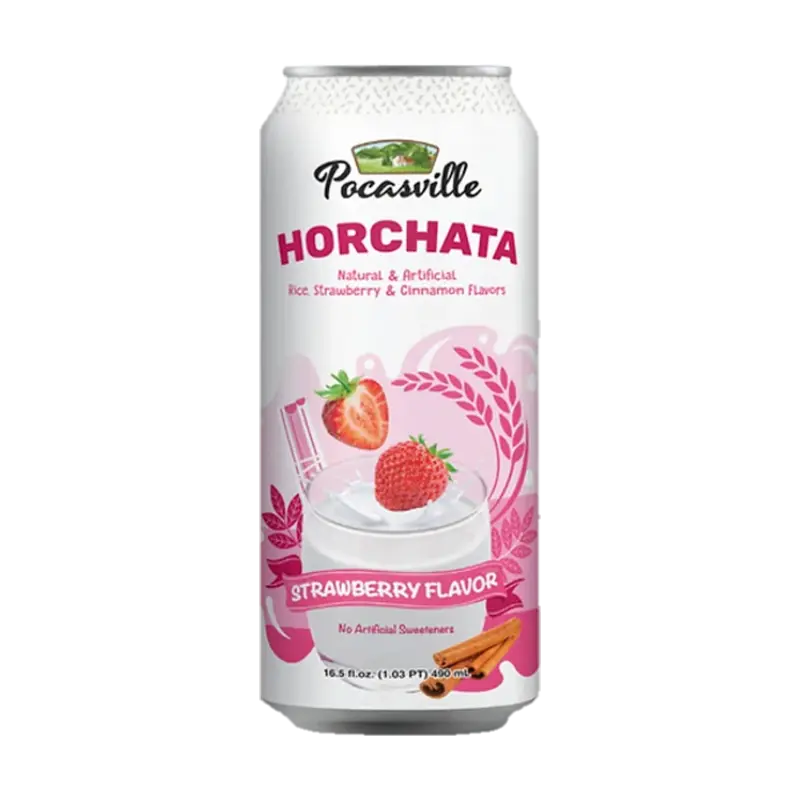 Pocasville Horchata Strawberry 12/16.5oz