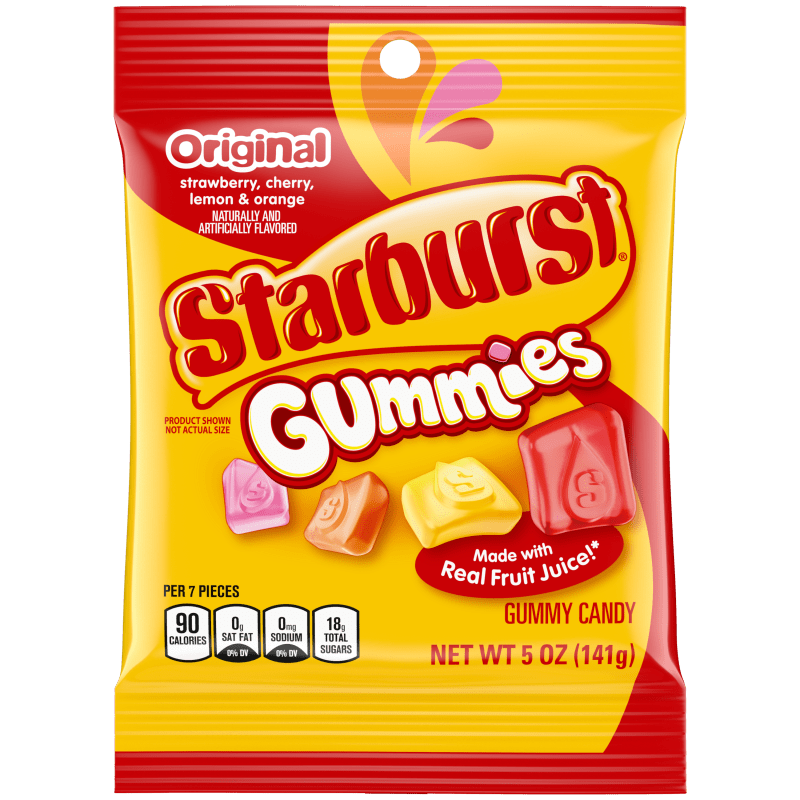 Starburst Gummies Original 12ct/5oz Bags