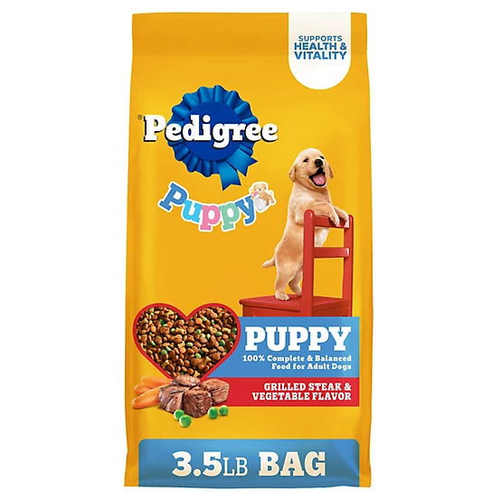 Pedigree Puppy Food Grilled Steak & Vegetab 3.5lbs