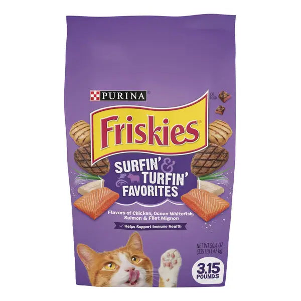Friskies Surfin Turfin Favorates 3.15LB (1.42kg)