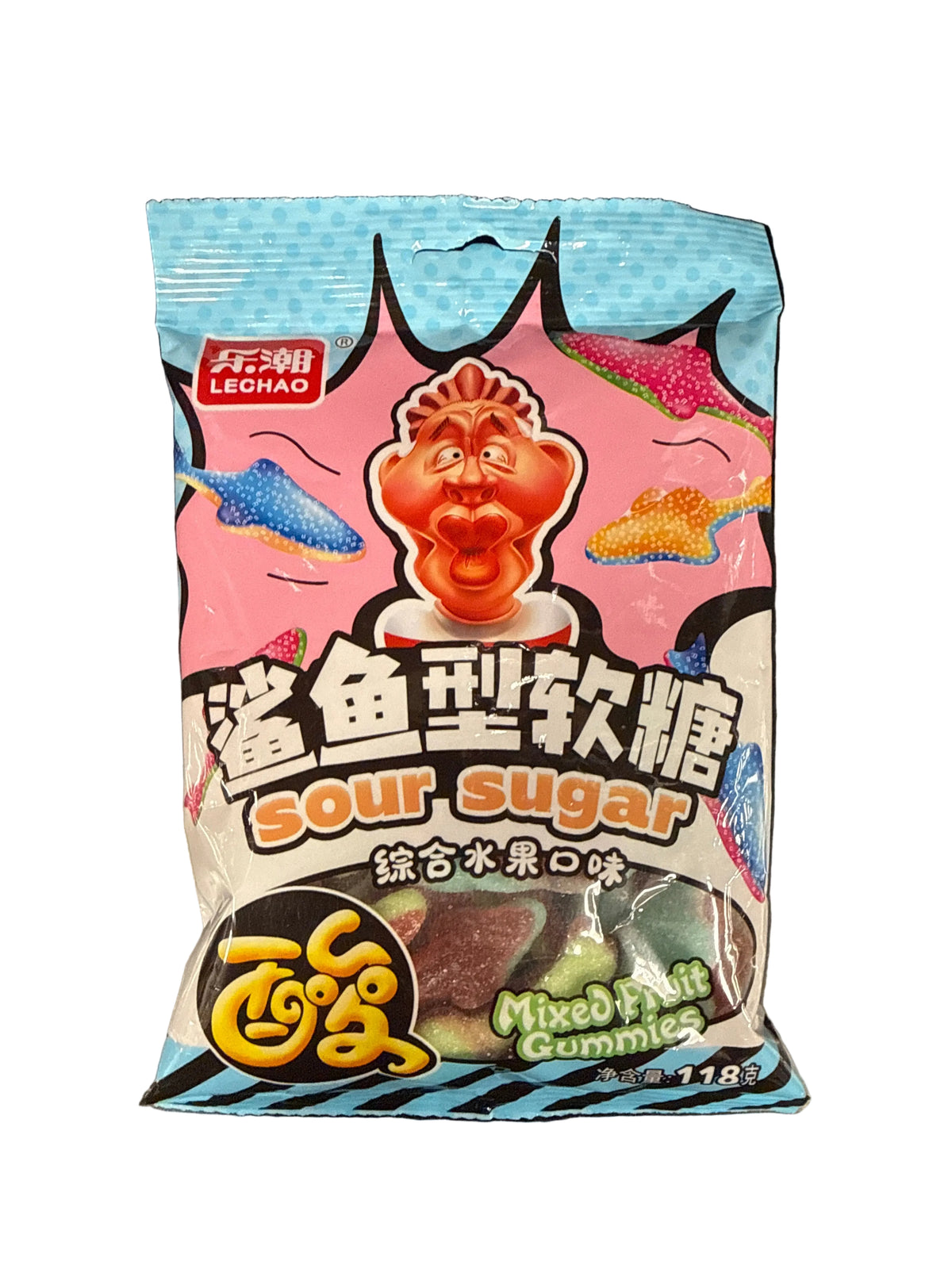LeChao Shark Shaped Gummy (Import) Candy 118g