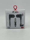 X-Max Stereo Earphone 3.5mm Connector Black