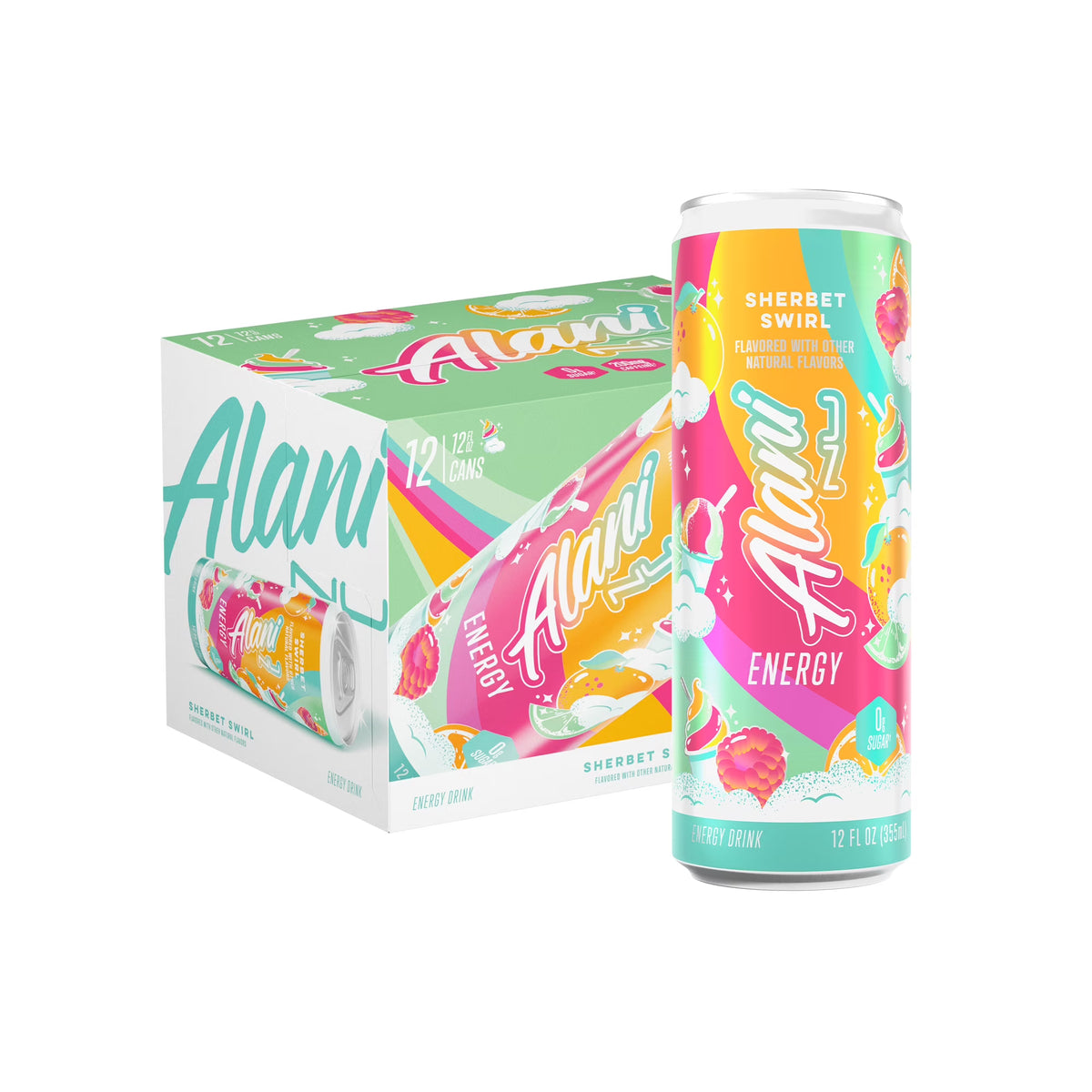 Alani NU Sherbert Swirl 12/12oz