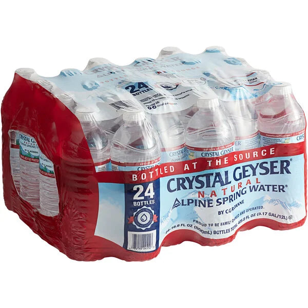 Crystal Geyser Water 24/16.9oz 500ml