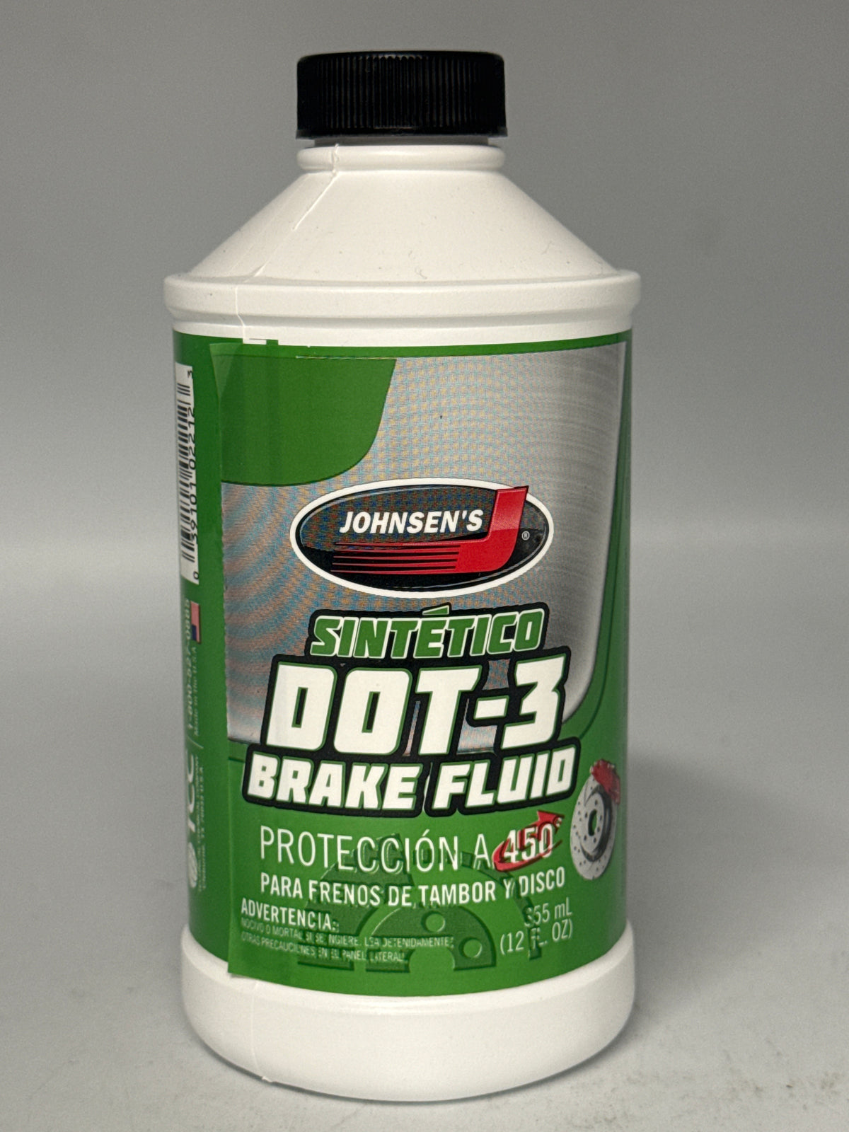 Johnsen's Synthetic Dot 3 Brake Fluid 12/12oz
