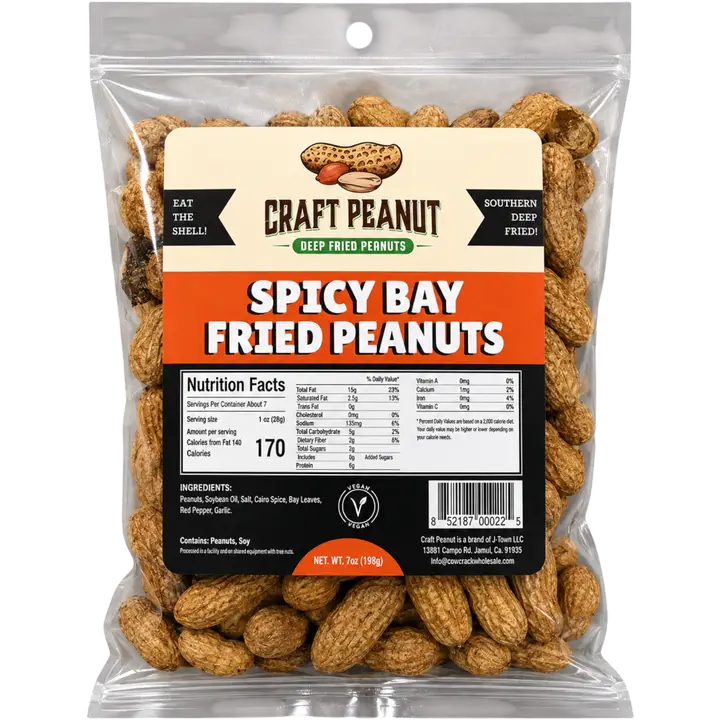 Craft Peanut Spicy Bay Fried Peanuts 7oz