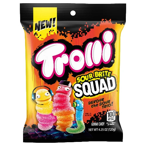 Trolli Sour Brite Squad Gummi Candy 12ct