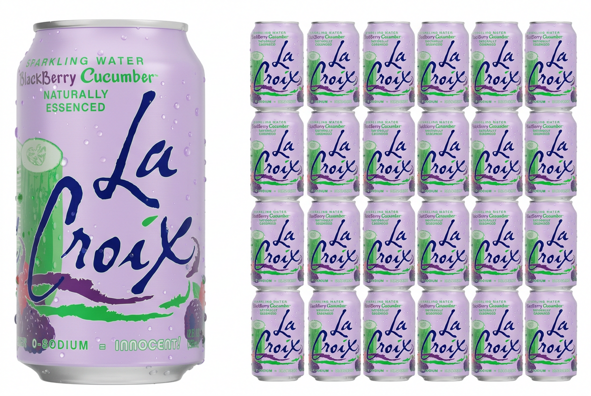 La Croix Sparkling Water Blackberry Cuc 12oz/ 24ct