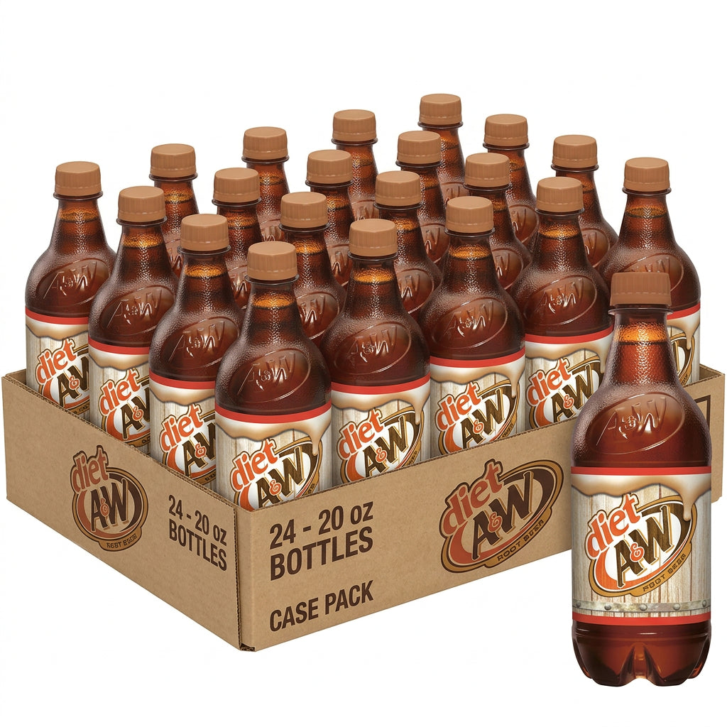 A&W Diet Root Beer 24ct/20oz
