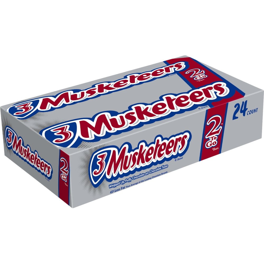 3 Musketeers 2 to Go King Size 24ct