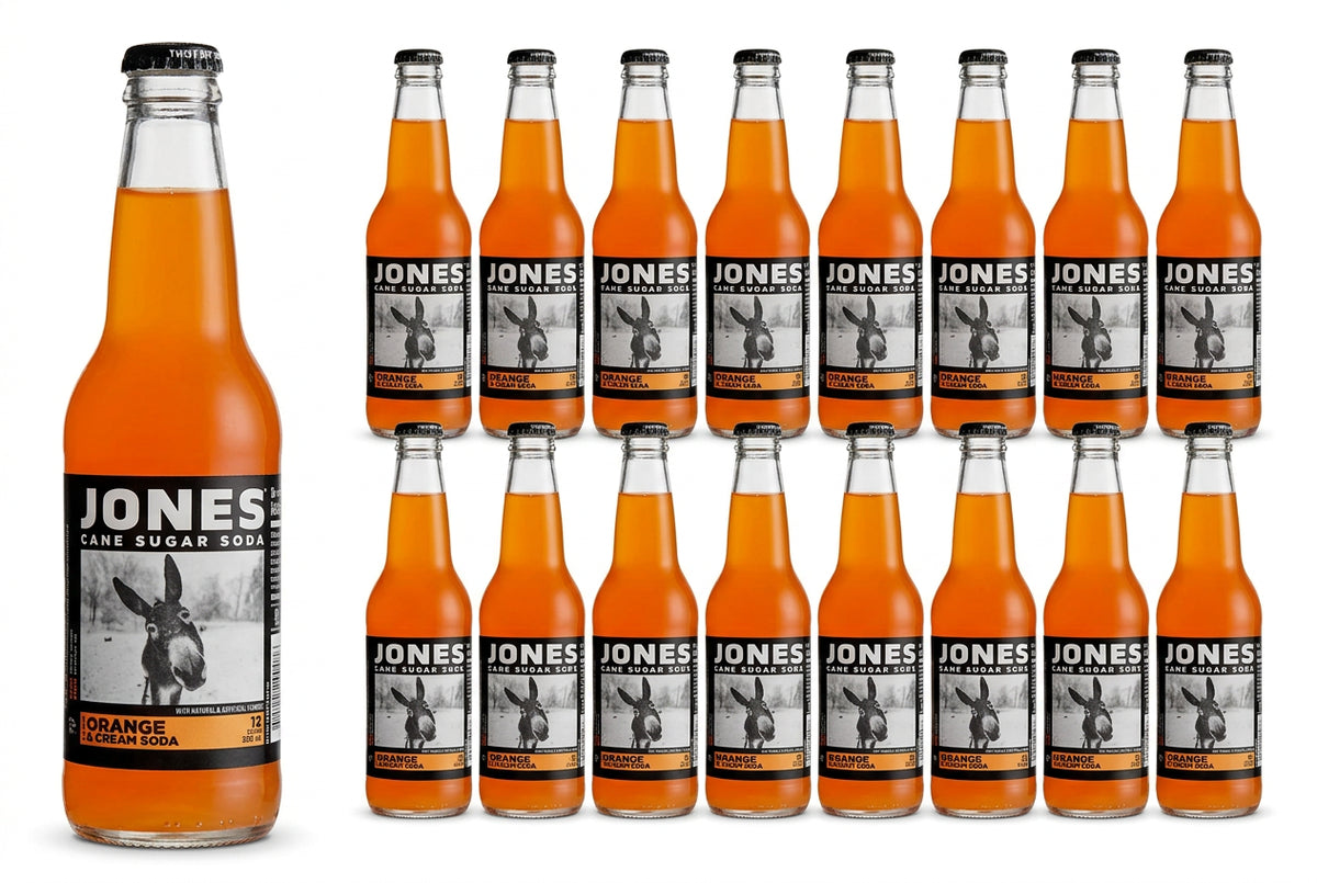Jones Orange Cream Soda 12/12