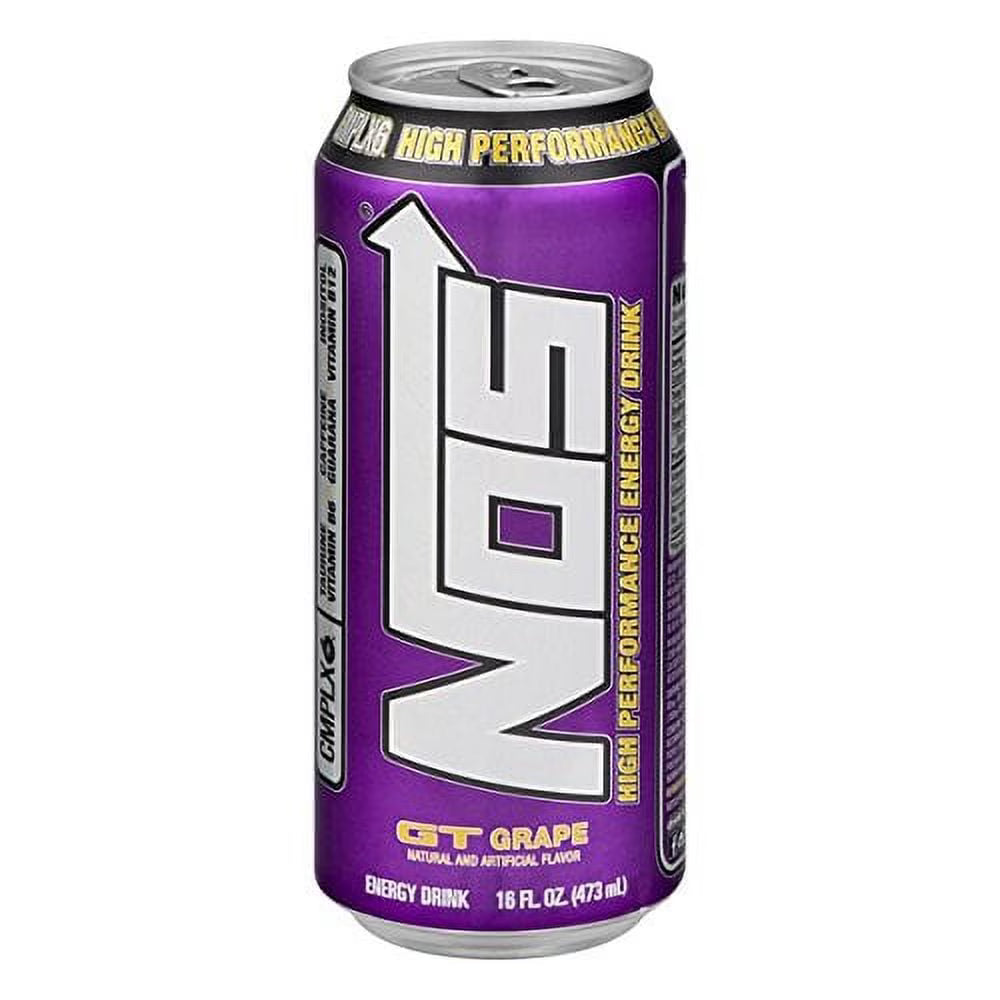 Nos GT Grape Energy Drink 24/16oz (473ml)