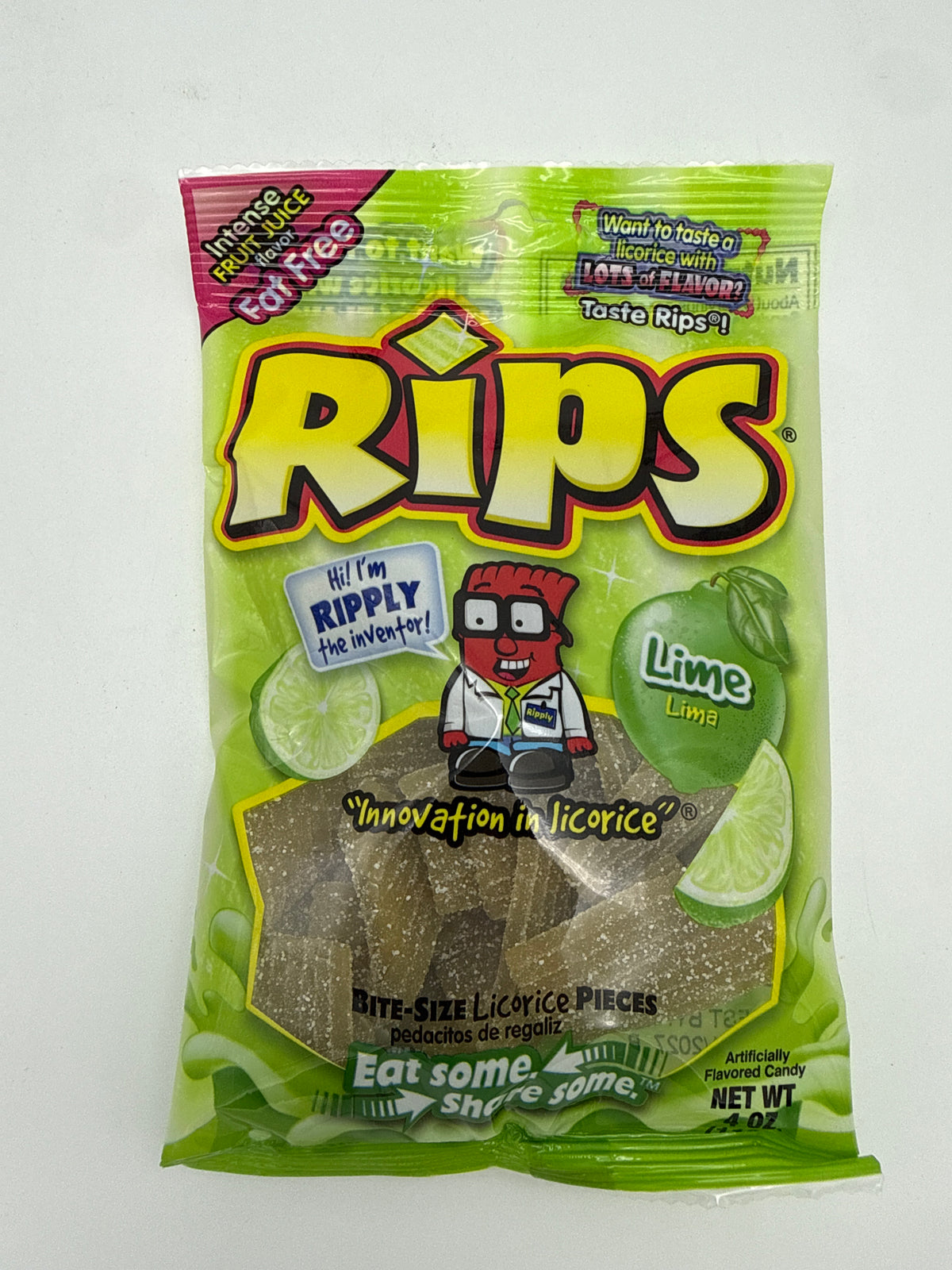 Rips Lime 4oz (113g) Bags 12ct