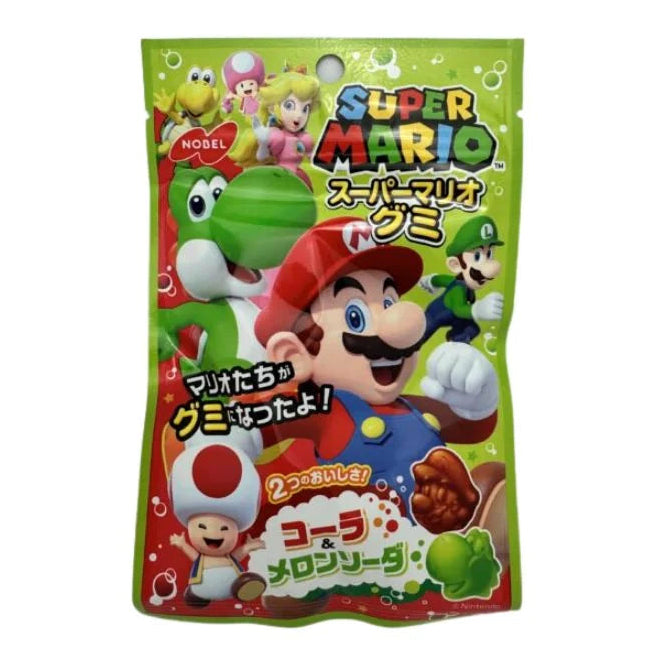 Super Mario (Import) Gummy Cola & Melon 6ct/50g