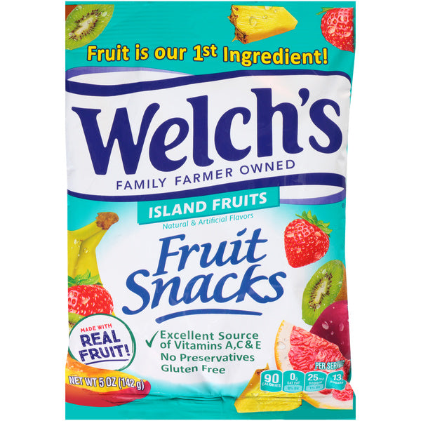 Welch's Fruit Snacks Island Fruits 5oz 142g