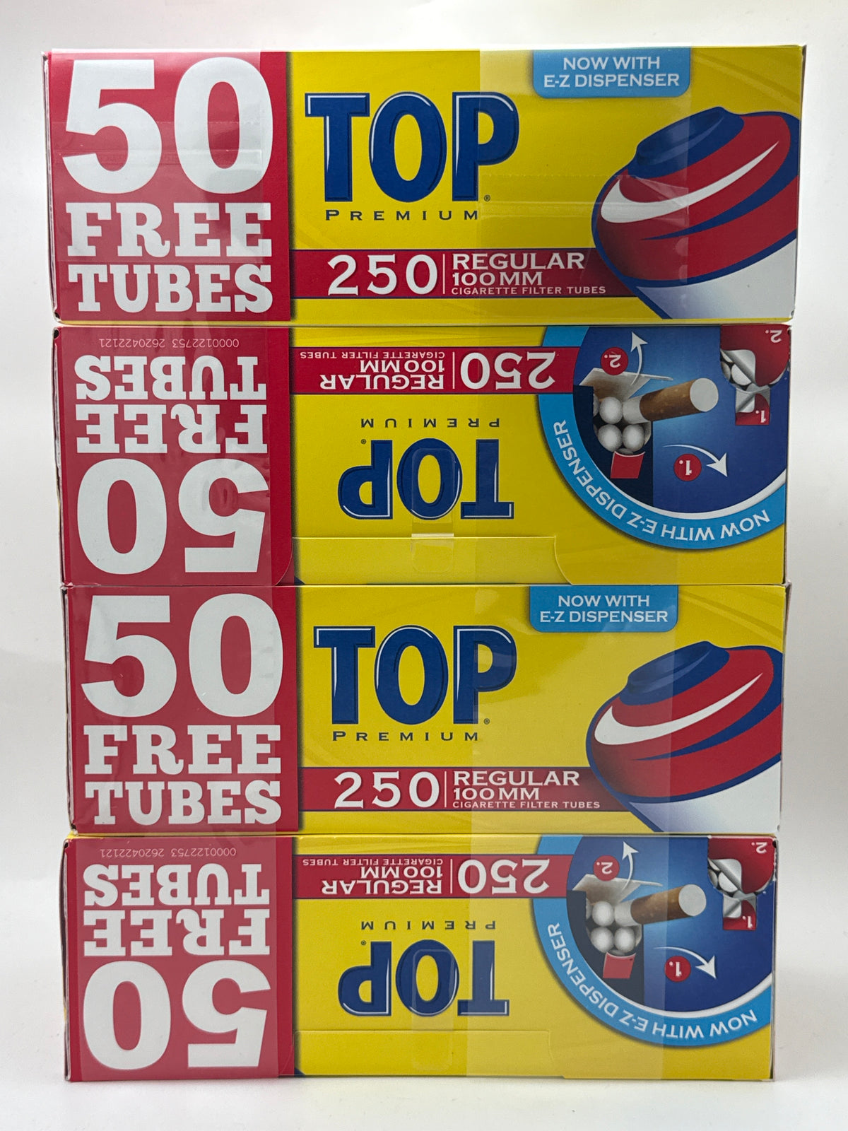Top Cigarette Tubes Full Flavor 100s 4/250ct 50 Fr