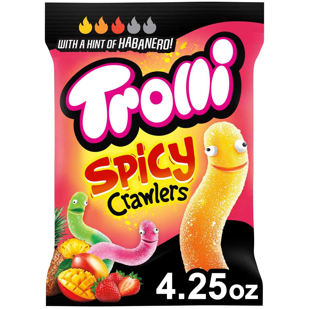 Trolli Spicy Crawlers Gummy Candy 12ct 12/4.25oz