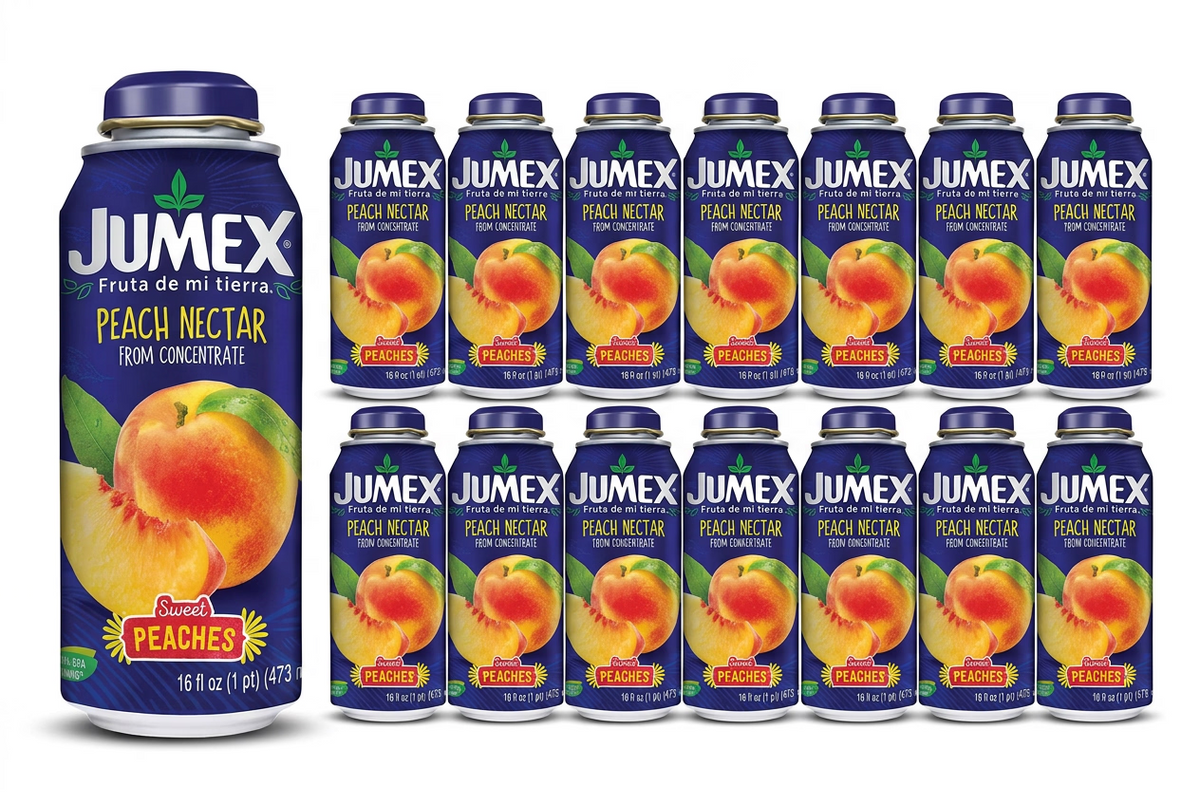 Jumex Peach Nectar 12/16oz (473ml)
