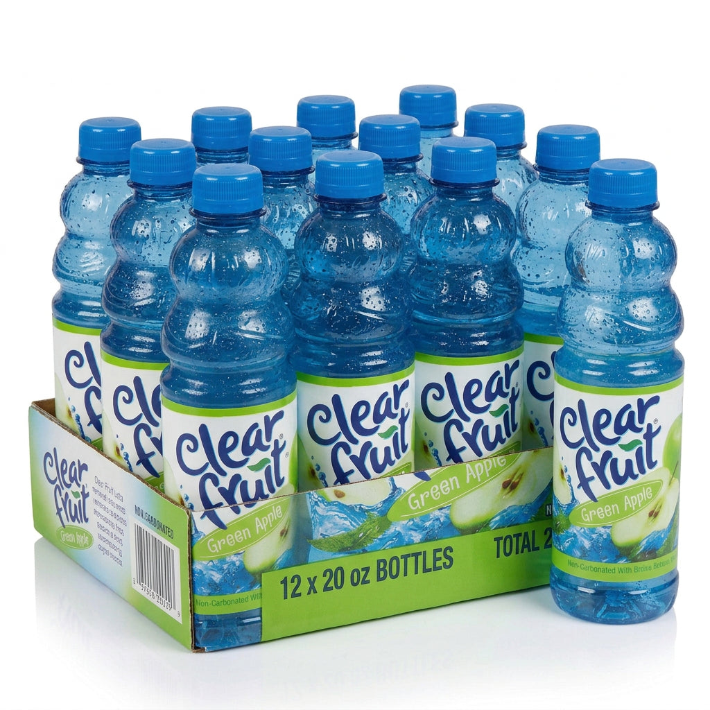 Clear Fruit Green Apple Flavored Water 12/20oz