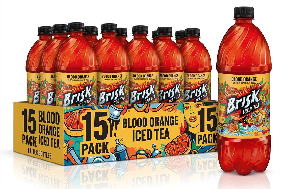 Lipton Brisk Blood Orange Iced Tea 15/1L