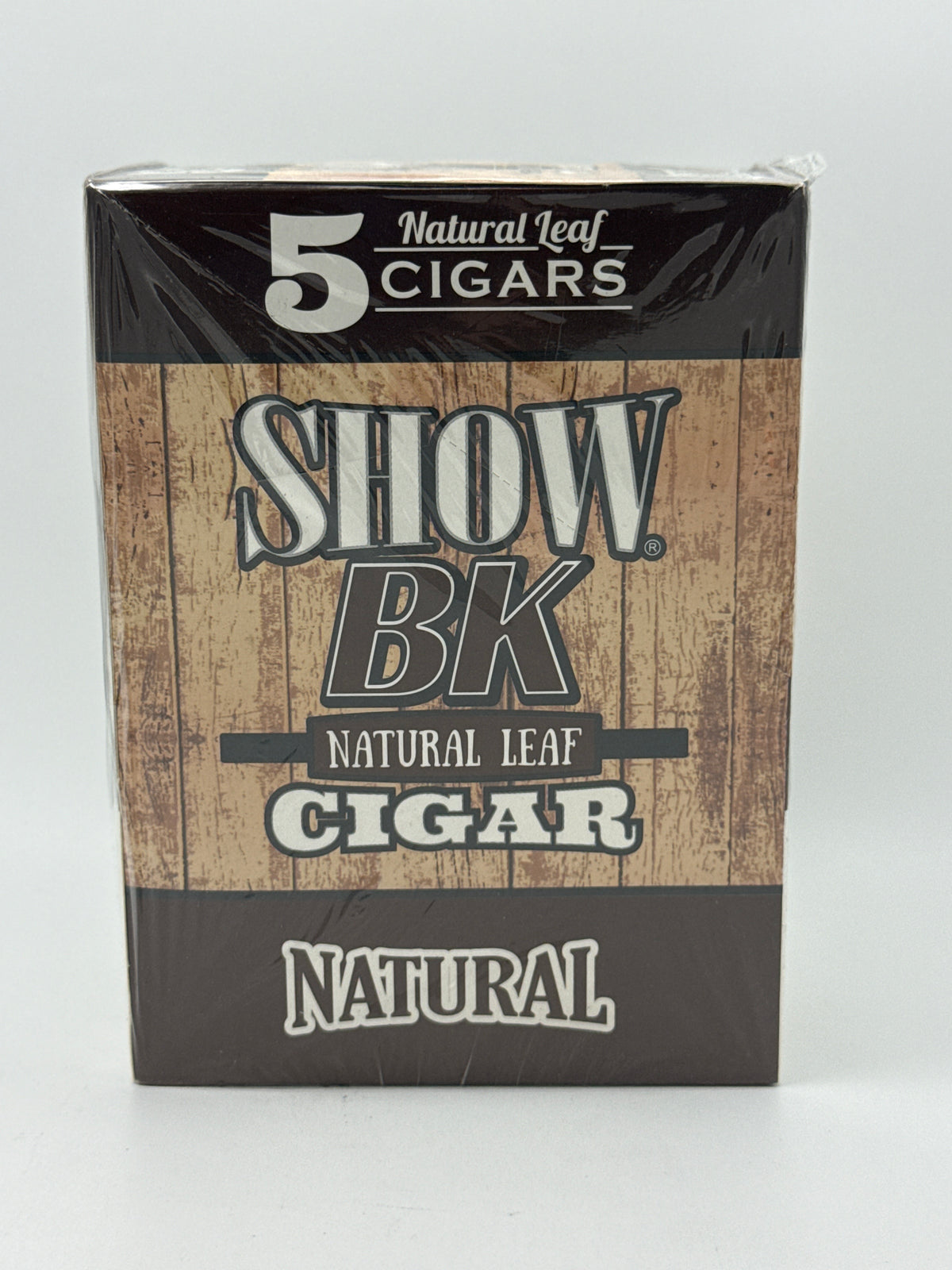 Show BK Natural Leaf Cigar Natural 8/5pk pouches
