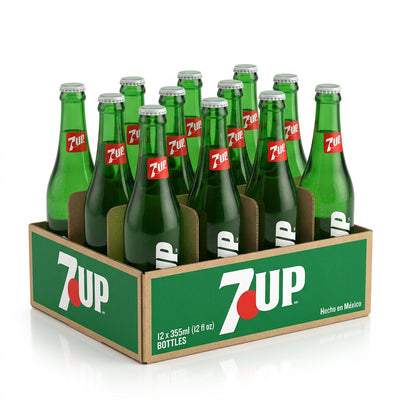 7up Glass (355ml) 12/12oz