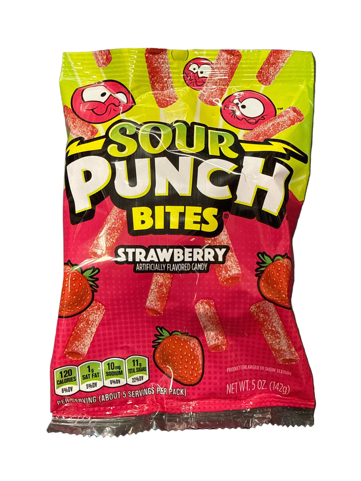 Sour Punch Bites Strawberry 5oz (142g)