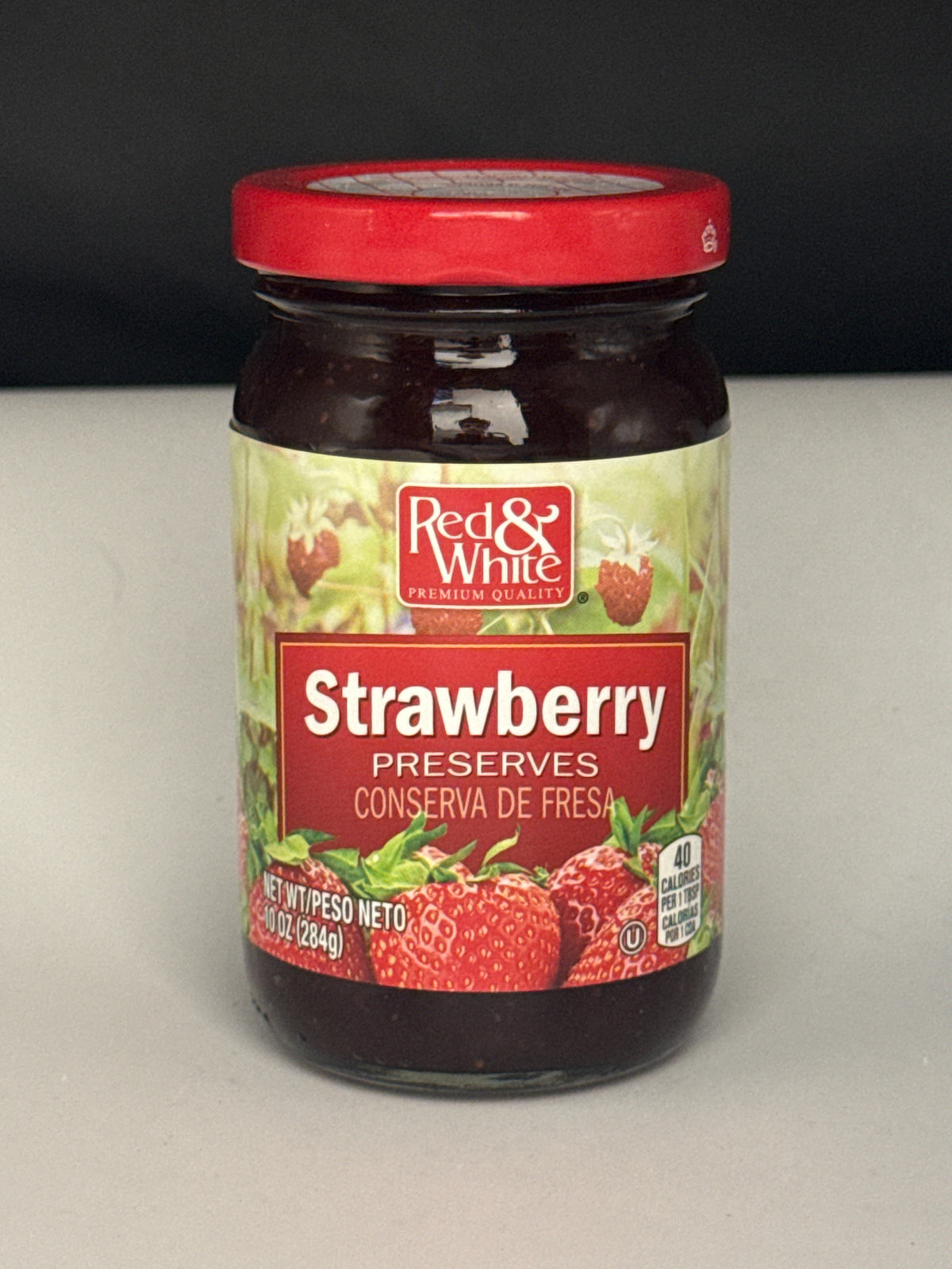 Red & White Strawberry Preserves 10oz