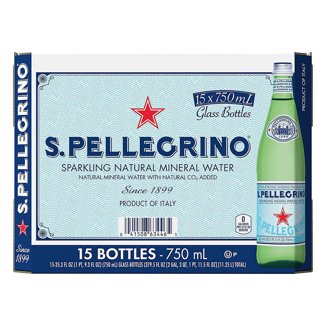 San Pellegrino Sparkling Water 750ml 15/25.3oz