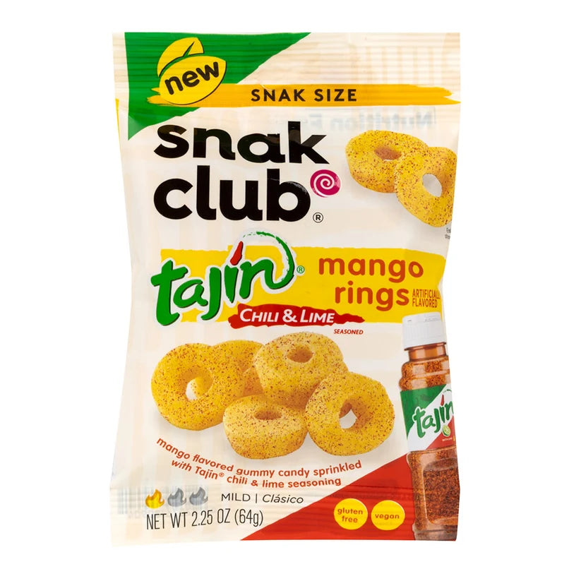 Snak Club Tajin Pineapple Rings 6ct