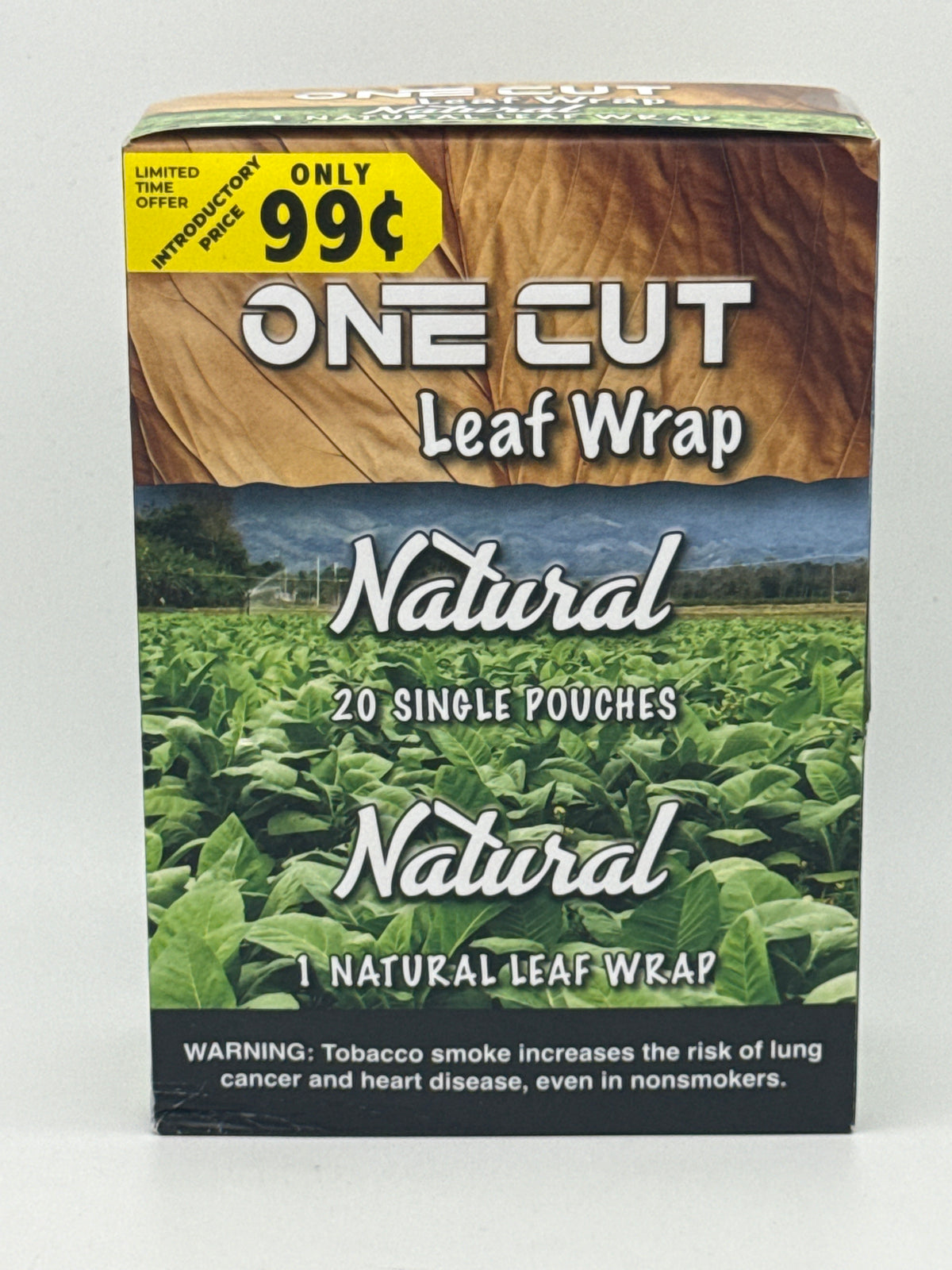 GT One Cut Leaf Wrap Natural 20ct