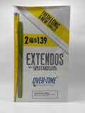 Splitarillos Extendos 2/$1.39 Over Time 15/2pk