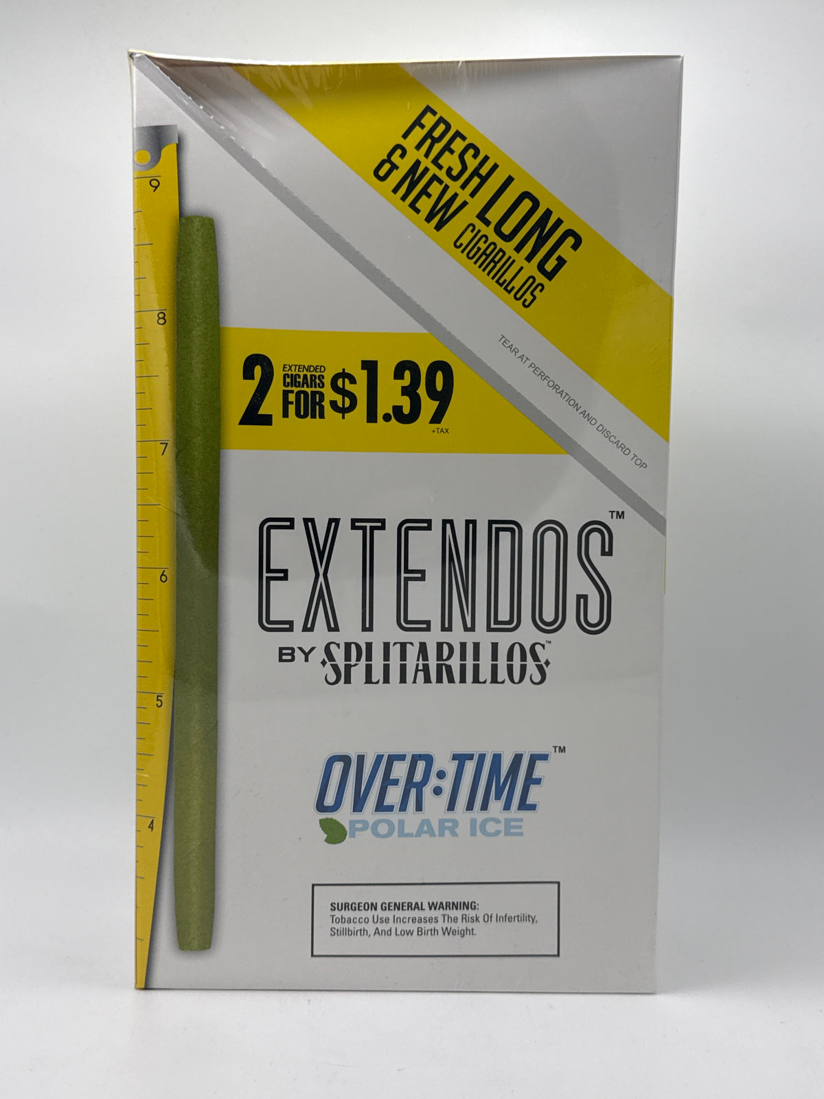 Splitarillos Extendos 2/$1.39 Over Time 15/2pk