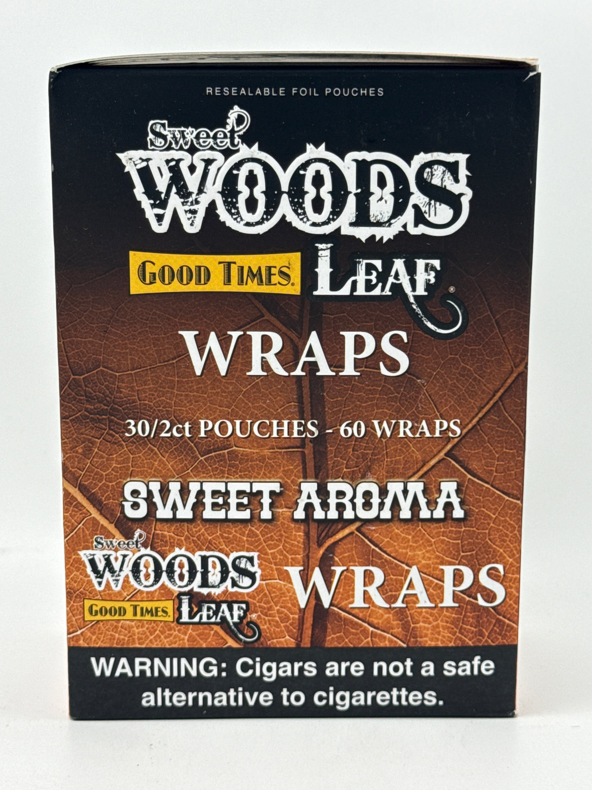 GoodTime Sweet Woods 30/2ct Leaf Wraps Sweet Aroma
