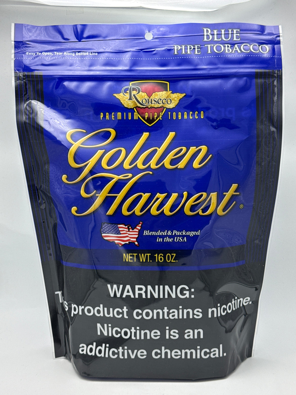Golden Harvest Pipe Tobacco Mild Net Wt 16oz