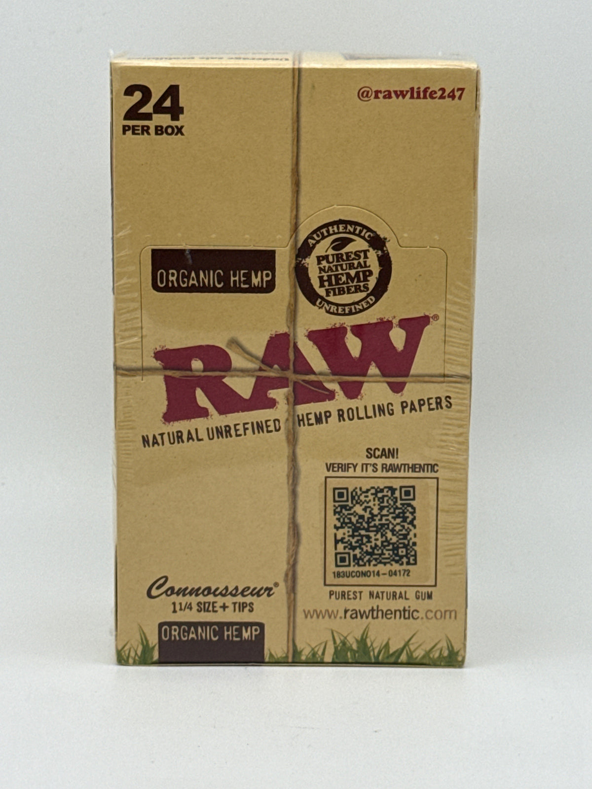 Raw Paper + Tips (1/4 Size) Connoisseur Organic