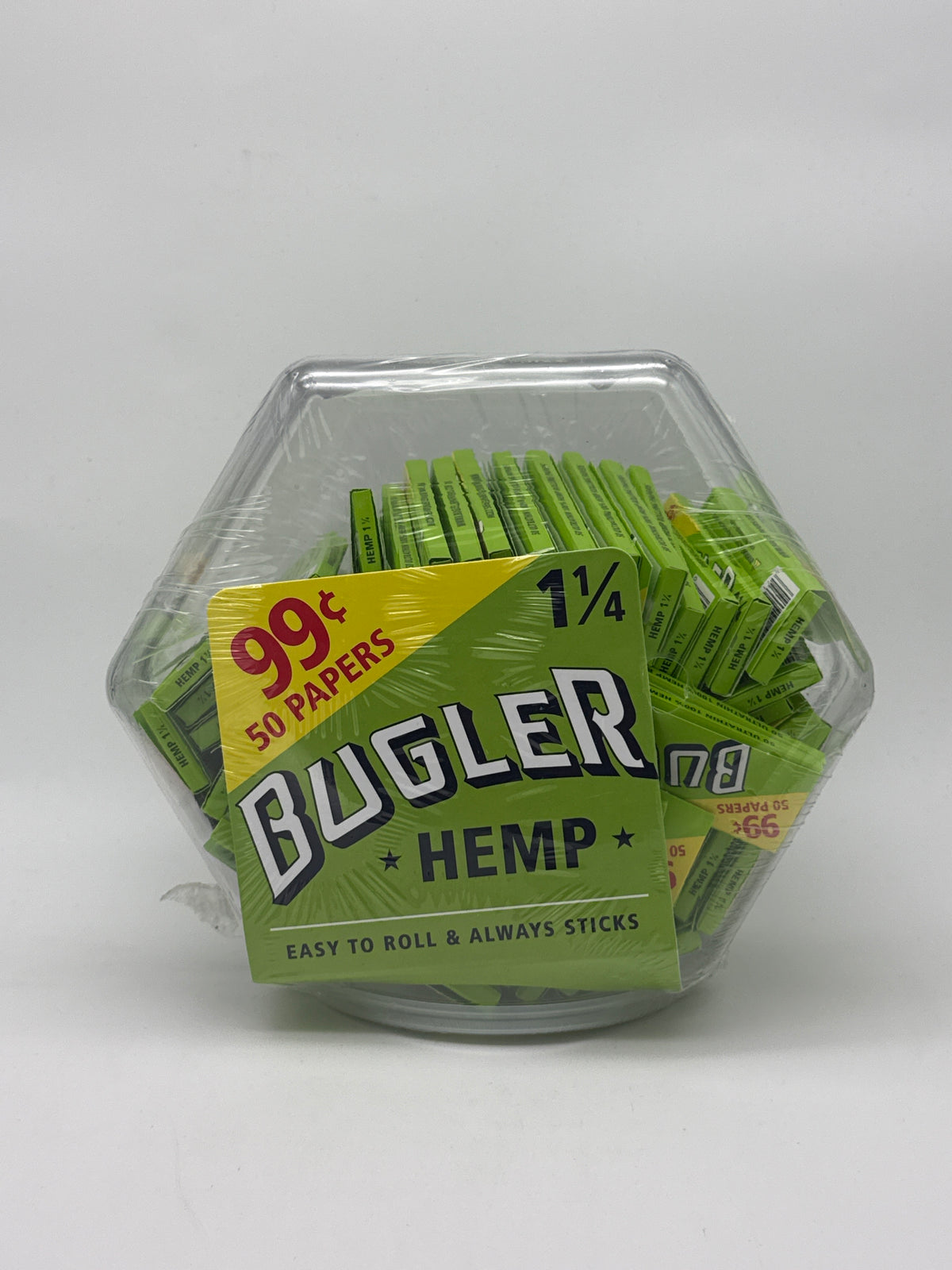 Bugler $.99 Hemp 1-1/4  50 Papers 75ct Jar