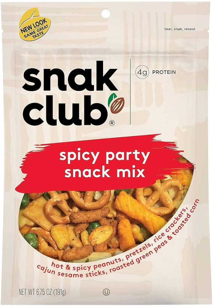 Snak Club Spicy Party Snack Mix 6ct