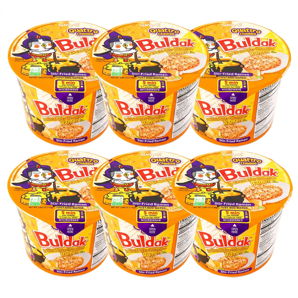 Samyang Buldak Spicy Ramen Quattro Cheese 6/3.7oz
