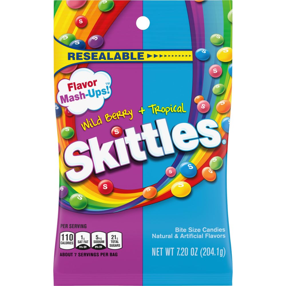 Skittles Mashup Wild Berry & Tropical 7.2oz